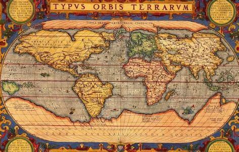 One of the oldest world maps in history (restored) : MapPorn | Antique world map, World map ...