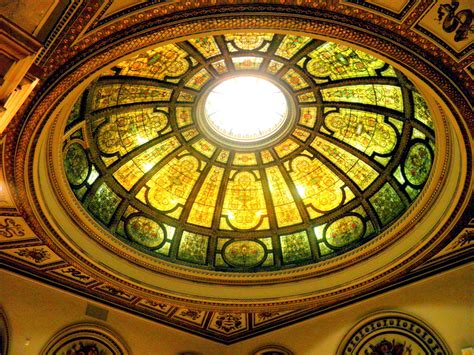 Chicago Cultural Center Tiffany Dome | Tiffany stained glass, Glass art ...