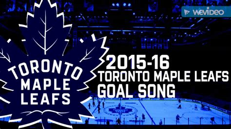 2016 Toronto Maple Leafs goal song - YouTube