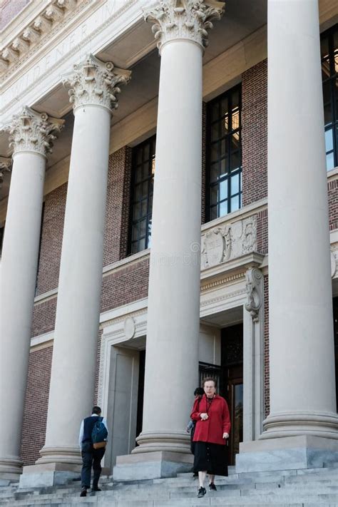 Detailed View of the Main Harvard University Library Editorial Photo ...