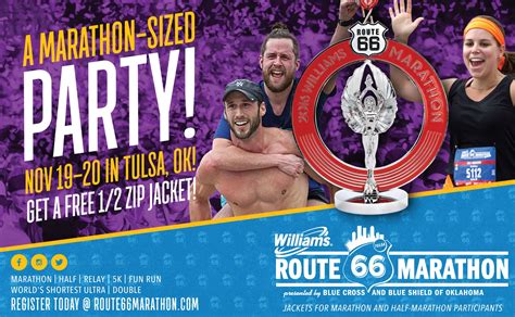 A Marathon Sized Party! That's the Williams Route 66 Marathon in Tulsa, OK. November 19-20 ...