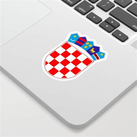 Buy Croatia Coat of Arms Sticker by flagsoftheworld. Worldwide shipping ...