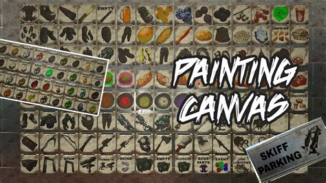 Painting Canvas Pack! Max 4 dye colors each | Billboards | ARK Survival Evolved - YouTube