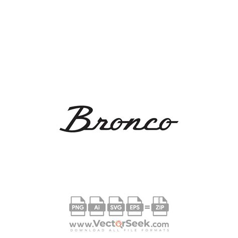 Bronco Logo Vector - (.Ai .PNG .SVG .EPS Free Download)