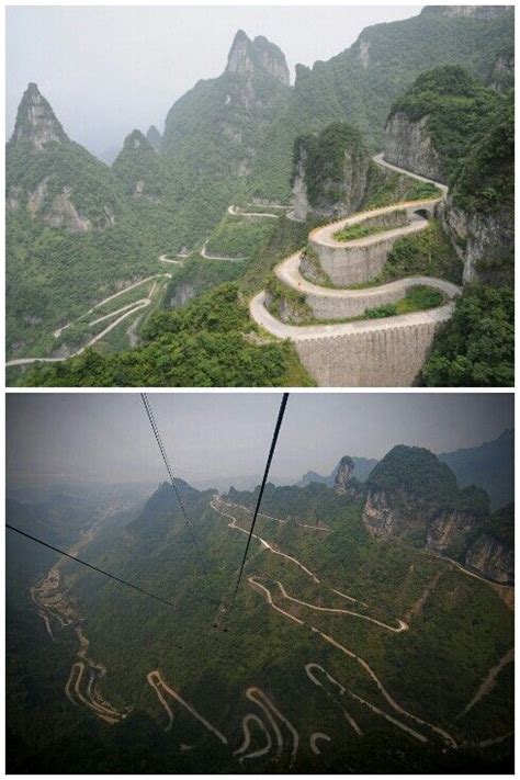 Tianmen Mountain Road~Hunan, China