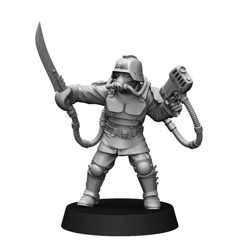 GRIM GUARD COMMANDOS SERGEANT – Wargame Exclusive