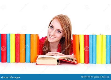 I love books stock photo. Image of young, leisure, woman - 23013210