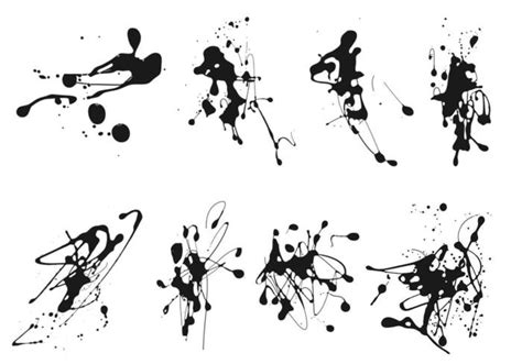 Black Paint Splatter Vector at Vectorified.com | Collection of Black ...