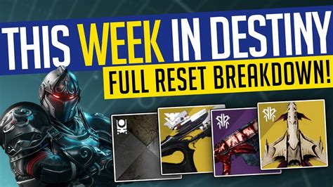 Destiny 2 | THIS WEEK IN DESTINY - 20th September! Master Kings Fall, New Exotics, Rewards ...