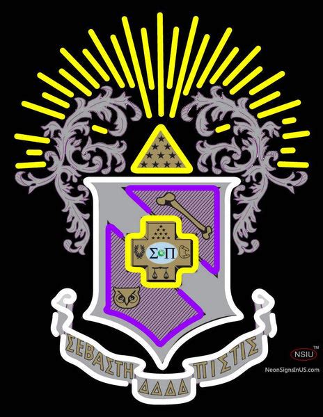 Sigma Pi Chapters Logo Neon Sign – Custom-Neon-Sign