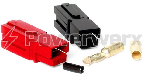 75 Amp Red/Black Anderson Powerpole Connectors | Powerwerx