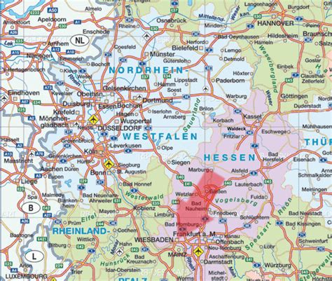 Wiesbaden Map - Germany