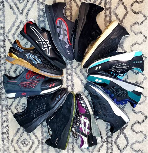 My (mostly) black Asics collection. : r/moresneakers