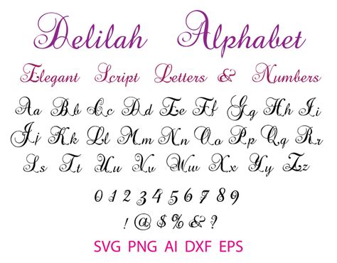 Elegant Font Svg Wedding Font Cursive Font Svg Elegant - Etsy Cursive ...