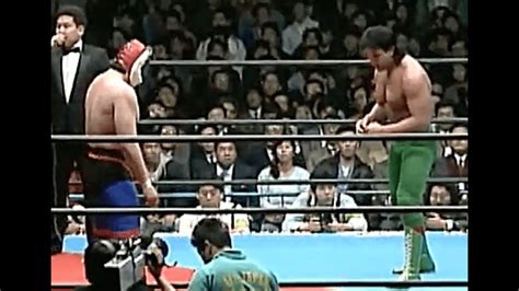 Tiger Mask II (Mitsuharu Misawa) vs Ricky "The Dragon" Steamboat | AJPW 08/03/89 60 Fps Retro ...