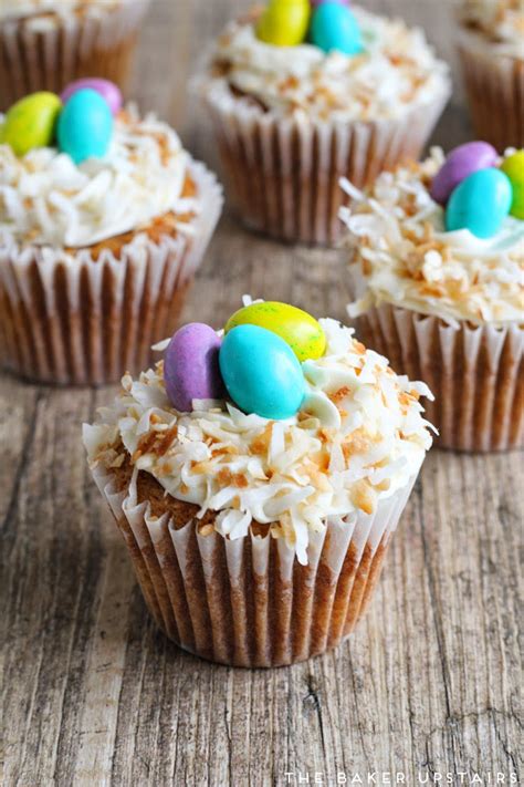 Easter Carrot Cupcakes - The Baker Upstairs