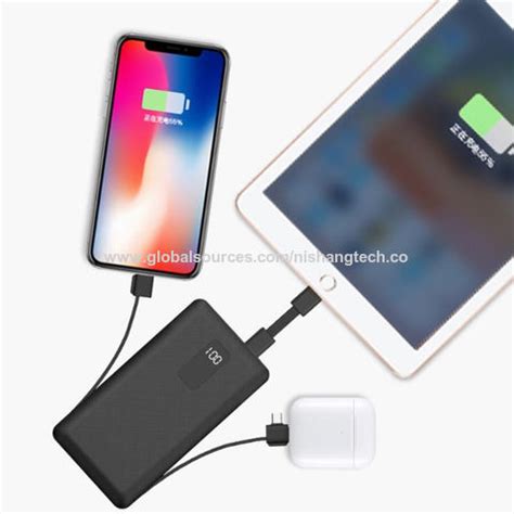 Buy Wholesale China Custom Portable Charger Credit Card Powerbank Slim 10000mah Power Bank ...