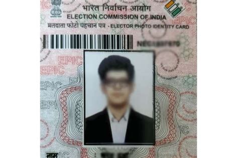 Election Commission Of India Identity Card Format : New voter id smart ...