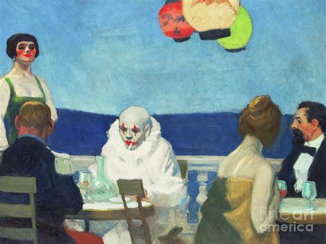 Remastered Art Soir Bleu by Edward Hopper 20220113 Detail 1 Painting by ...