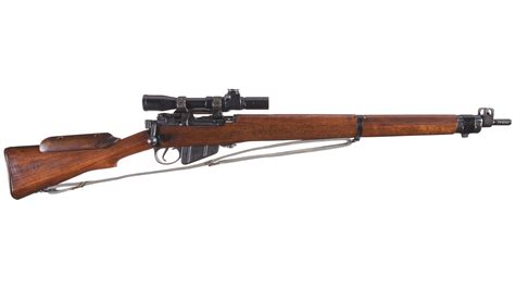 World War II British Enfield No. 4 Mk I (T) Rifle with Scope | Rock Island Auction