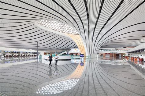 zaha hadid architects' daxing airport with the world's largest terminal ...