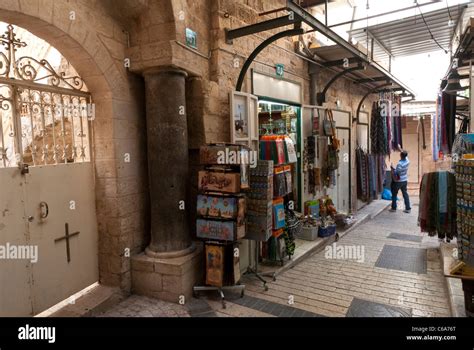 The suk in the Old City of Nazareth. Israel Stock Photo - Alamy