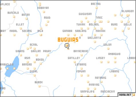 Buguias (Philippines) map - nona.net