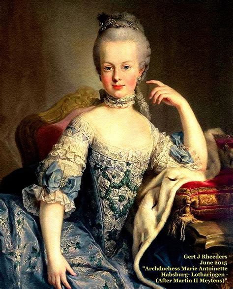 Archduchess Marie Antoinette Habsburg - Lotharingen After Martin ...