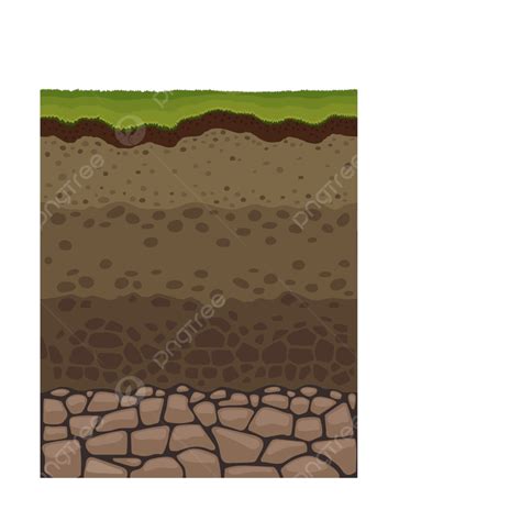 Soil Layers Ground Geology Structure, Underground, Concept, Structure PNG and Vector with ...