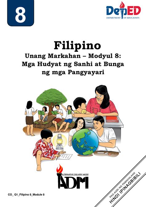 Filipino 8 q1 -Mod8 Mga-Hudyat-ng-Sanhi-at-Bunga-ng-mga-Pangyayari - CO ...