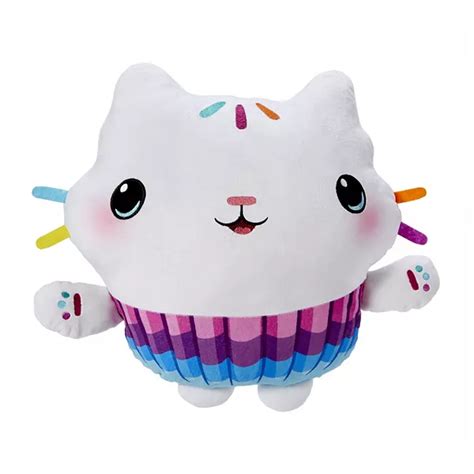 Gabby's Dollhouse, 7-inch Cakey Cat Purr-ific Plush Toy, Kids Toys For Ages And Up ...