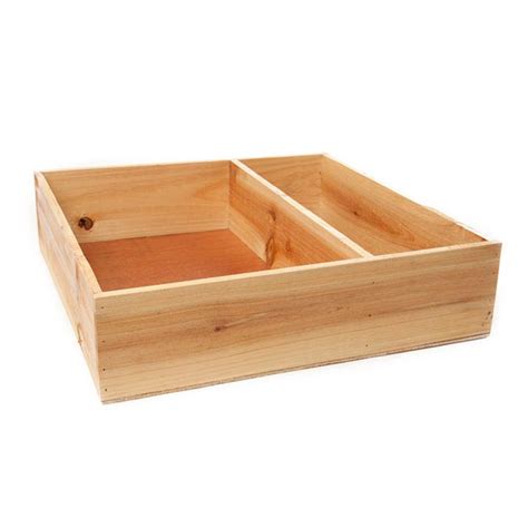 Wooden Gourmet Hamper Box Natural (33.5x33.5x9cmH)