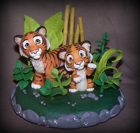 tigers cake topper by melinaminotti on DeviantArt