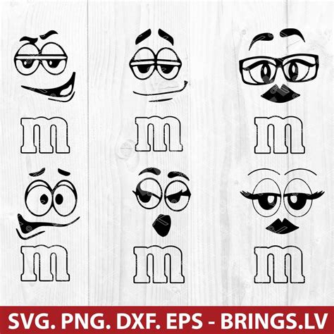 M&M Faces SVG Bundle Vectorency | ubicaciondepersonas.cdmx.gob.mx