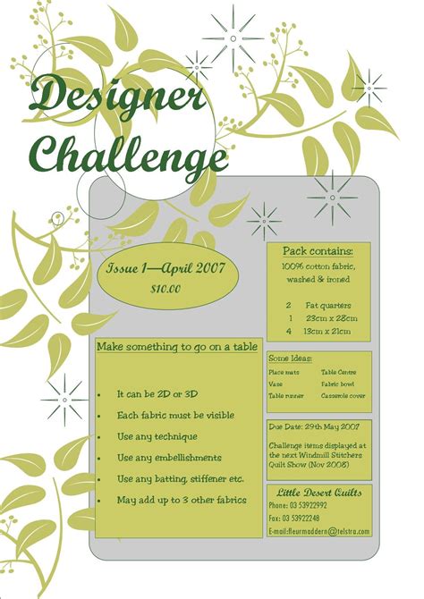 The Rules / Instructions for Designer Challenge 1 | Fabric bowls, Challenges, Design