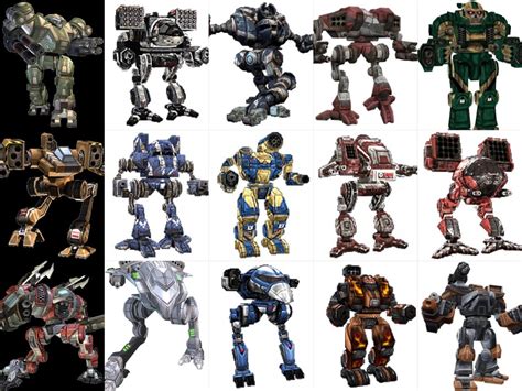 I grew up on MechAssault and had no idea that these mechs have existing lore. Which ones have ...