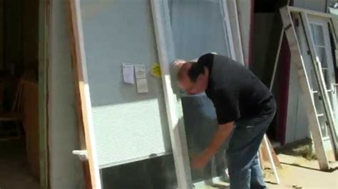 How to Install a Sliding Glass Door - YouTube