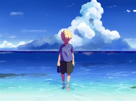 Uzumaki Naruto, Sea, Anime Boys Wallpapers HD / Desktop and Mobile Backgrounds