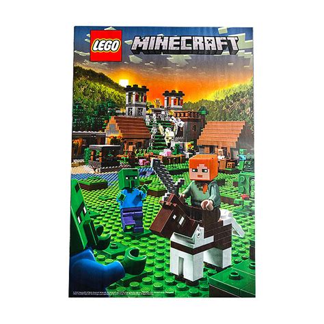 LEGO Minecraft Poster 2022 Issue 1 (Double-Sided) | Brick Owl - LEGO Marketplace