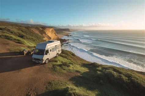 Premium AI Image | Traveling with Camper van