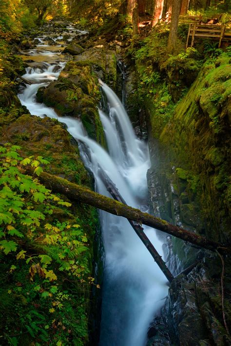 Sol Duc Falls, Olympic NP, Washington, USA - | Scenic waterfall, National parks, Waterfall