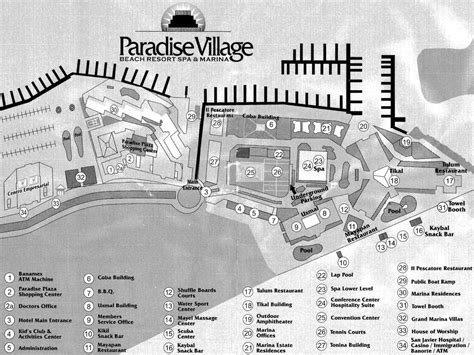 Resort Map | Paradise Village Beach Resort & Spa | Riviera Nayarit, Mexico