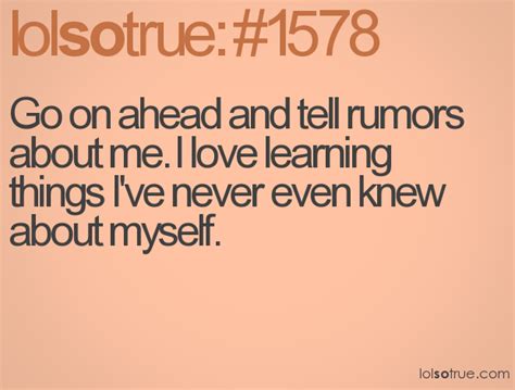 Funny Quotes About Rumors. QuotesGram