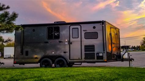 Stealth Nomad 18-ft Toy Hauler | Toy hauler camper, Toy hauler, Cargo trailer camper