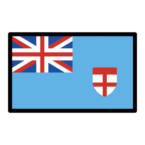 Fiji flag emoji clipart. Gratis download. | Creazilla