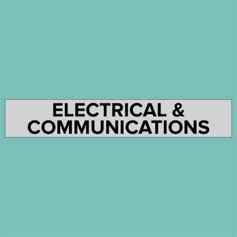 Electrical & Communications Signs – Statutory Signs