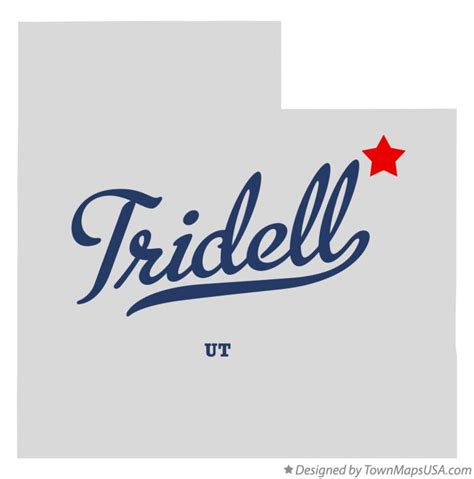 Map of Tridell, UT, Utah