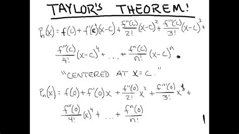 TAYLOR POLYNOMIALS - YouTube