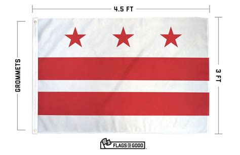 Washington DC Flag - Better State Flags – Flags For Good