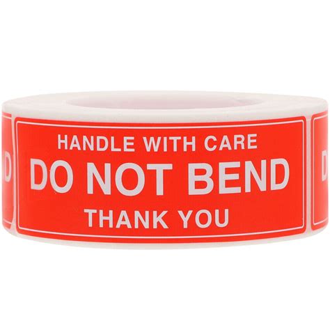 Do Not Bend The Label Shipping Warning Stickers Adhesive Labels Package Handle | eBay